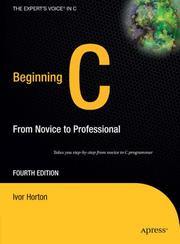 Cover of: Beginning C: From Novice to Professional, Fourth Edition (Beginning: from Novice to Professional)