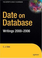 Cover of: Date on Database: Writings 2000-2006