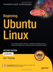 Cover of: Beginning Ubuntu Linux, Second Edition (Beginning from Novice to Professional)