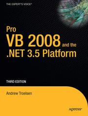 Cover of: Pro VB 2008 and the .NET 3.5 Framework (Pro)