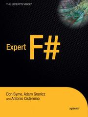 Cover of: Expert F# (Expert)