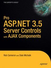 Cover of: Pro ASP.NET 3.5 Server Controls with AJAX Components (Pro)