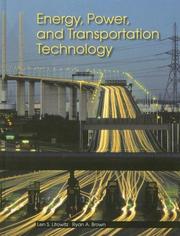 Cover of: Energy, power, transprotation technology | Len S. Litowitz