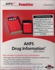 Cover of: AHFS Drug Information