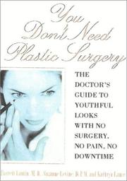 Cover of: You don't need plastic surgery