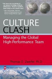 Cover of: Culture Clash: Managing the Global High-Performance Team (The Global Leader Series)