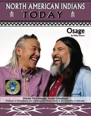 Cover of: Osage (North American Indians Today)