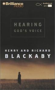 Cover of: Hearing God's Voice by 