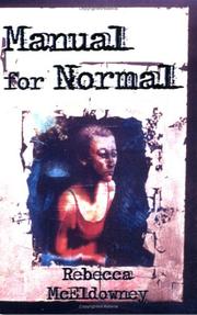 Cover of: Manual for normal by Rebecca McEldowney