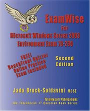 Cover of: ExamWise For MCSE/MCP Exam 70-290 Windows Server 2003 Certification: Managing and Maintaining a Microsoft Windows Server 2003 Environment (With Download Exam) Second Edition