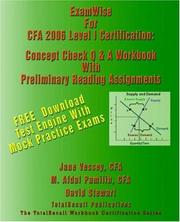 Cover of: Examwise to Cfa 2006 Level I Certification: The Candidates Question And Answer Workbook for Chartered Financial Analyst (With Download Software)