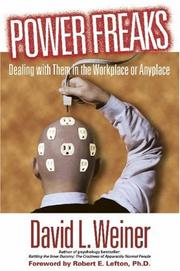 Cover of: Power Freaks by David L. Weiner