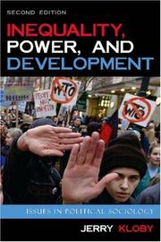 Cover of: Inequality, power, and development by Jerry Kloby