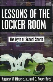 Cover of: Lessons of the Locker Room by Andrew W. Miracle