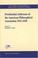 Cover of: Presidential Addresses Of The American Philosophical Association, 1911-1920 (American Philosophical Association Centennial)