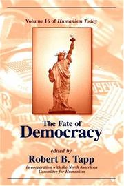 Cover of: The Fate Of Democracy (Humanism Today)