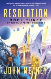 Cover of: Resolution (Book III of the Nulapeiron Sequence) | John Meaney