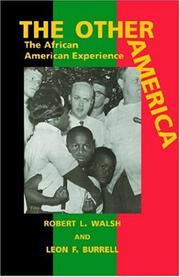 Cover of: The Other America by Robert L. Walsh & Leon F. Burrell