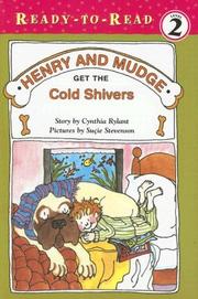 Cover of: Henry and Mudge Get the Cold Shivers Book And CD | 