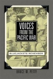 Cover of: Voices from the Pacific War: Bluejackets remember