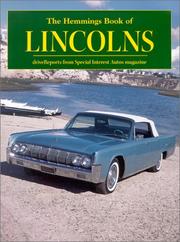 Cover of: The Hemmings Book of Lincolns (Hemmings Motor News Collector-Car Books) by 