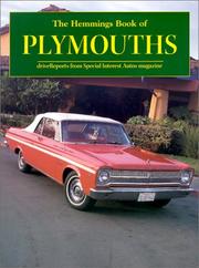 Cover of: The Hemmings Book of Plymouths (Hemmings Motor News Collector-Car Books)