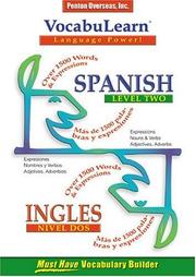 Cover of: Vocabulearn Spanish/Ingles: Level Two (Vocabulearn Music-Enhanced)