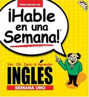 Cover of: iHabla en una Semana! by Ingles