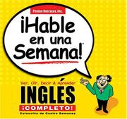 Cover of: Hable En Una Semana Ingles Completo