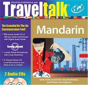 Cover of: Lonely Planet Traveltalk Mandarin Chinese (Traveltalk)