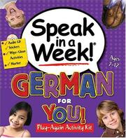 Cover of: Speak in a Week German for You (Speak in a Week)