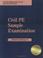 Cover of: Civil PE Sample Examination