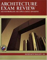 Cover of: Architecture Exam Review, Solved Problems: Multiple-Choice Divisions