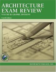 Cover of: Architecture Exam Review, Volume III: Graphic Divisions