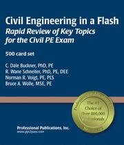 Cover of: Civil Engineering In A Flash: Flashcard Review Of Key Topics