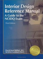 Cover of: Interior Design Reference Manual by David Kent Ballast, David Kent Ballast