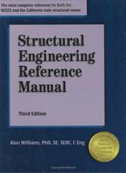 Structural engineering reference manual by Alan Williams