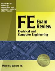 FE Exam Review by Myron E. Sveum