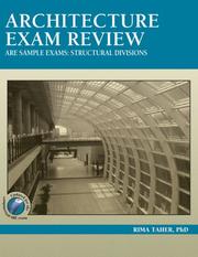 Cover of: ARE Sample Exams: Structural Divisions