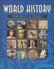 Cover of: World History Continuity & Change