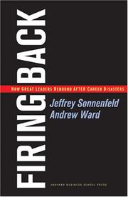 Cover of: Firing Back by Jeffrey Sonnenfeld, Andrew Ward