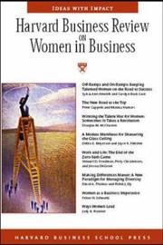 Cover of: Harvard business review on women in business.
