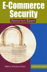 Cover of: E-Commerce Security: Advice from Experts (IT Solutions series)
