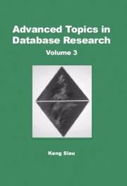 Cover of: Advanced Topics in Database Research, Vol. 3 (Advanced Topics in Database Research Series)