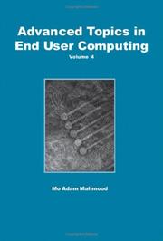 Cover of: Advanced Topics In End User Computing (Advanced Topics in End User Computing Series) (Advanced Topics in End User Computing Series)