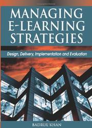 Cover of: Managing E-Learning Strategies by Badrul Huda Khan, Badrul Huda Khan
