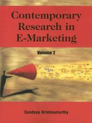 Cover of: Contemporary Research In E-marketing (Contemporary Research in E-Marketing) (Contemporary Research in E-Marketing)