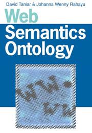 Cover of: Web semantics and ontology by David Taniar and Johanna Wenny Rahayu, editors.