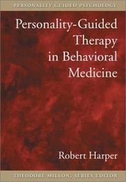 Cover of: Personality-Guided Therapy in Behavioral Medicine (Personality-Guided Psychology)
