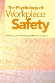 Cover of: The Psychology of Workplace Safety
